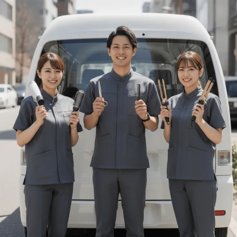 高級美容室 のチーム: Abiko